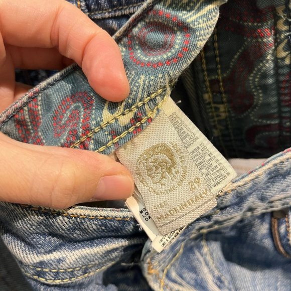 Diesel Koffha Bootcut Button Fly Made in Italy Jeans - Men's Size 29 X 29 - Picture 6 of 14